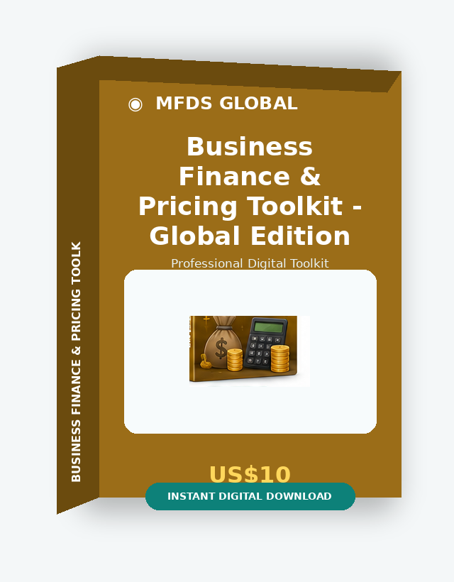 MFDS Business Finance & Pricing Toolkit - Global Edition cover
