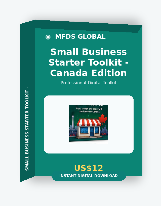 MFDS Small Business Starter Toolkit - Canada Edition cover