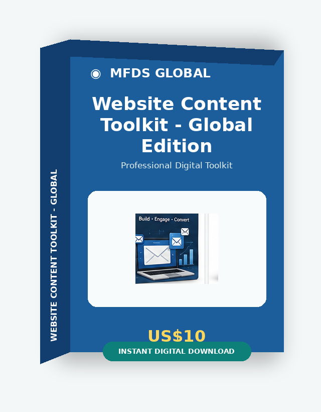 MFDS Website Content Toolkit - Global Edition cover